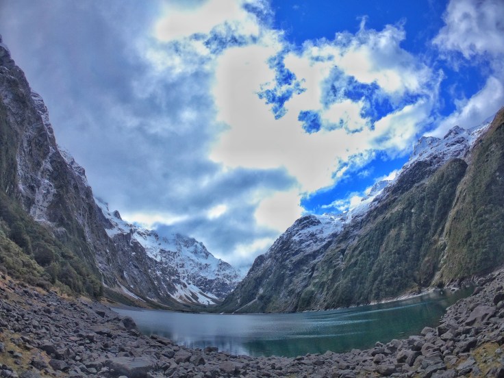 Lake Marian, Fjordland, New Zealand