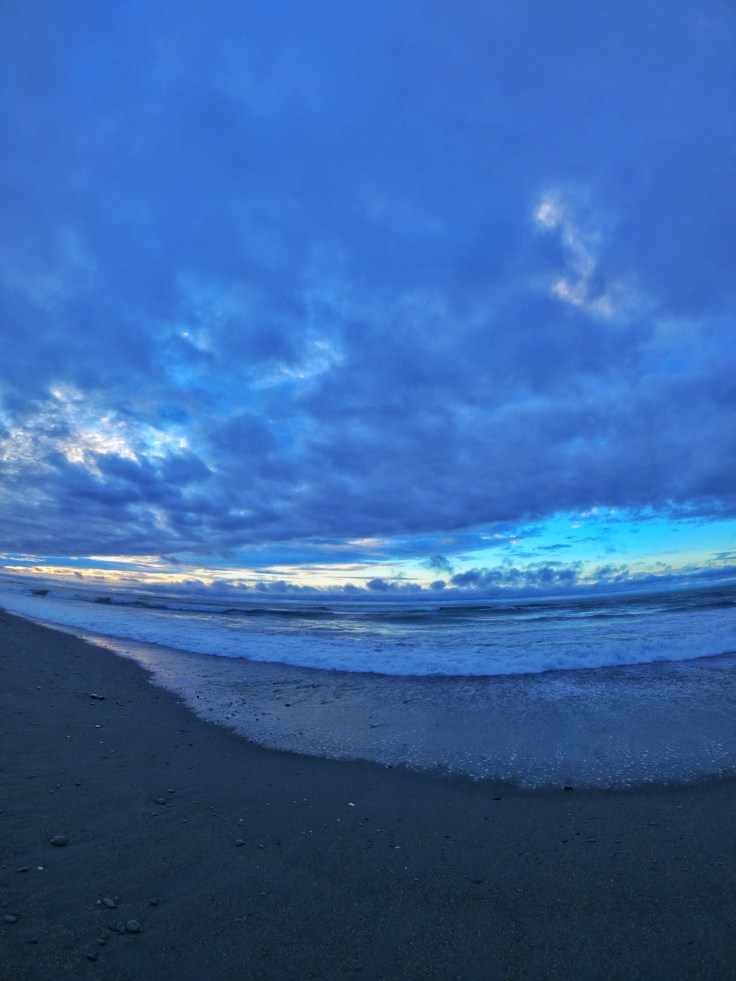 Sunset at Sunset Point, Hokitika New Zealand