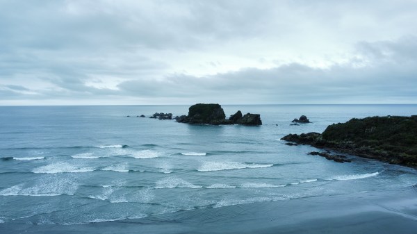 Wall Island just off the coast from the Seal Colony at Tauranga Bay