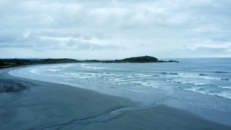 Drone photo of Tauranga Bay NZ
