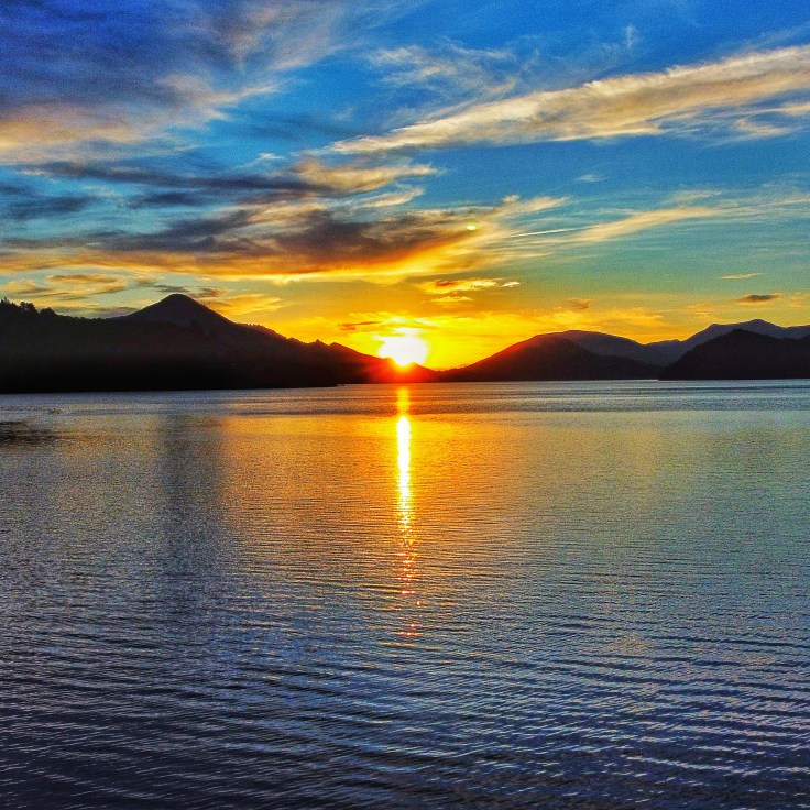 Sunset at The Gap in Portage, New Zealand