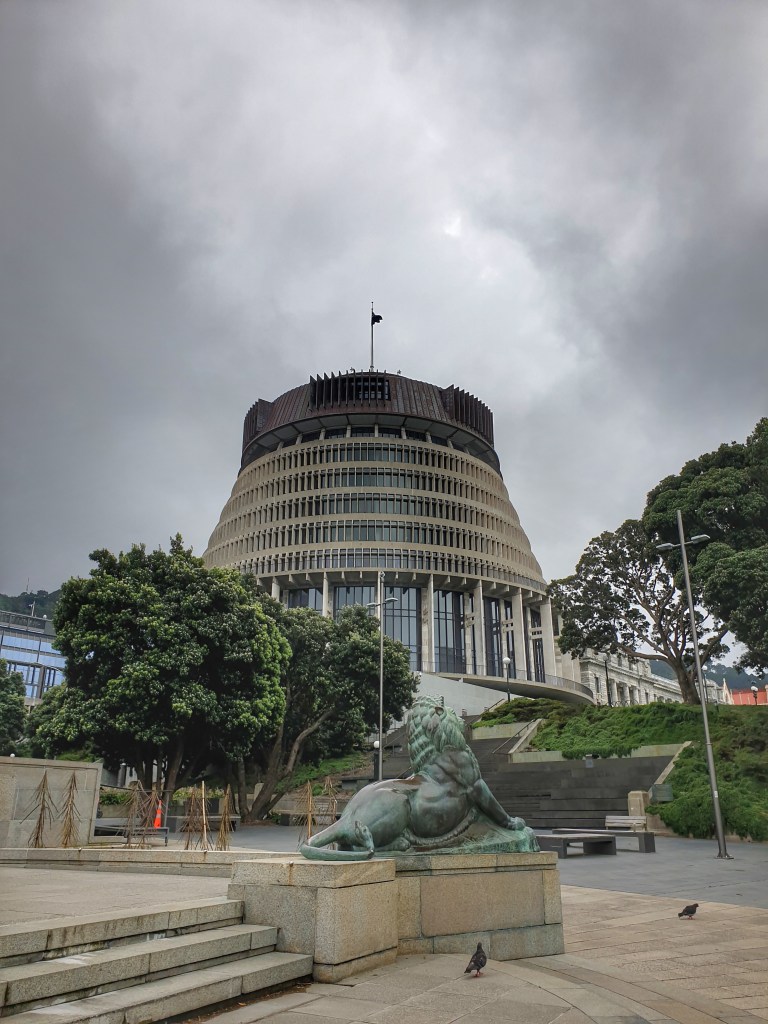 NZ Beehive Parliament