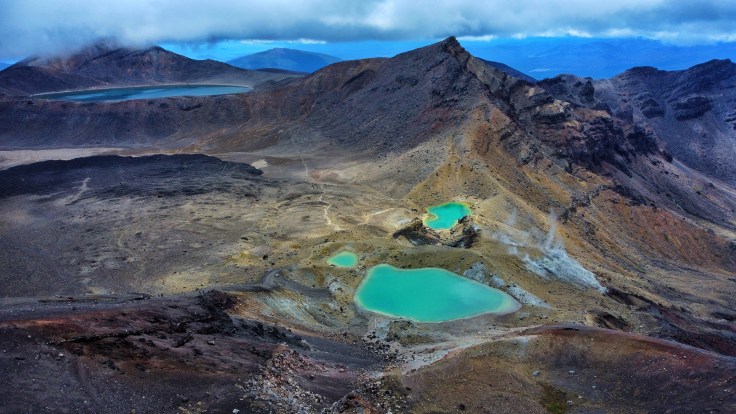 Emerald Lakes & Blue Lakes, Tongariro Crossing