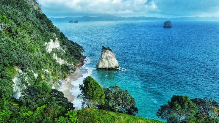 Drone Photo of Te Hoho Rock