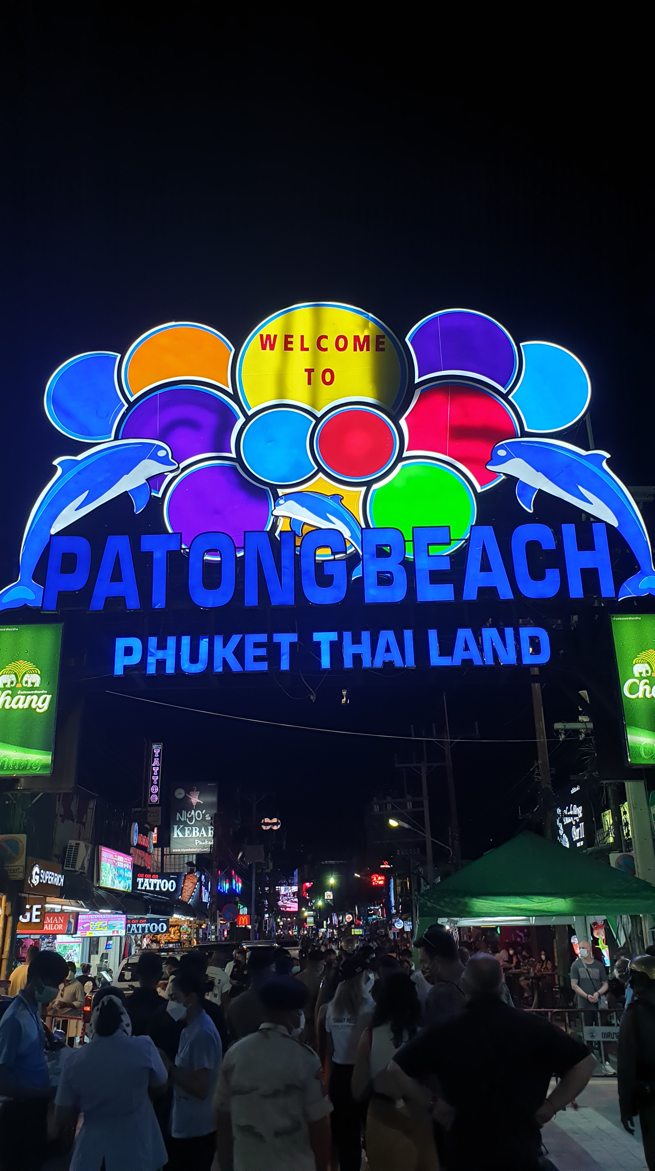 Patong Beach Sign in Phuket