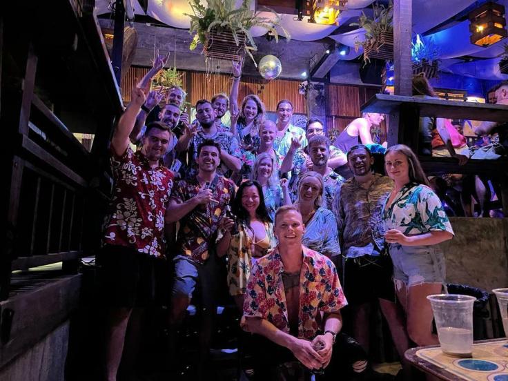 Group of Sairee Cottage DMCs at Fishbowl in Koh Tao