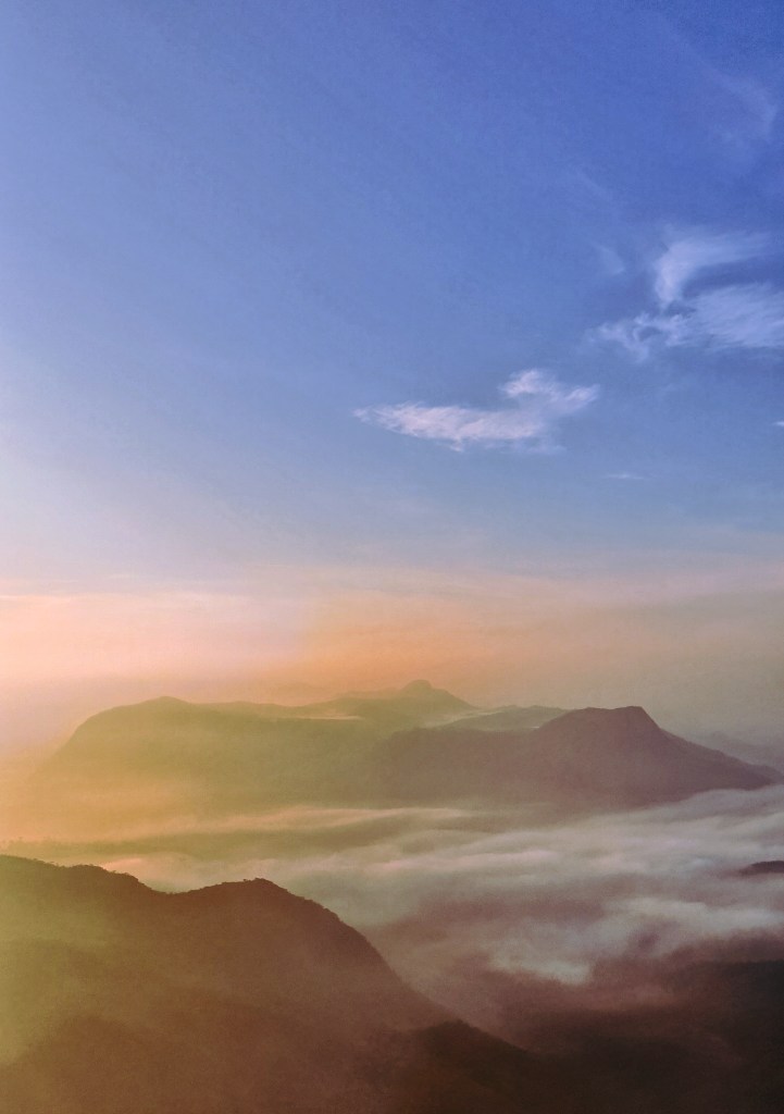 Adams Peak at sunrise
