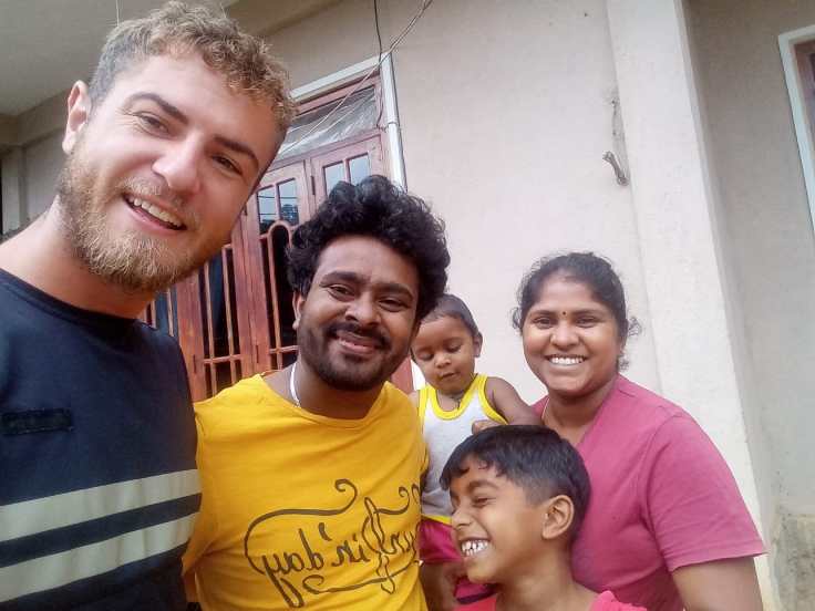 English man with Sri Lankan Family