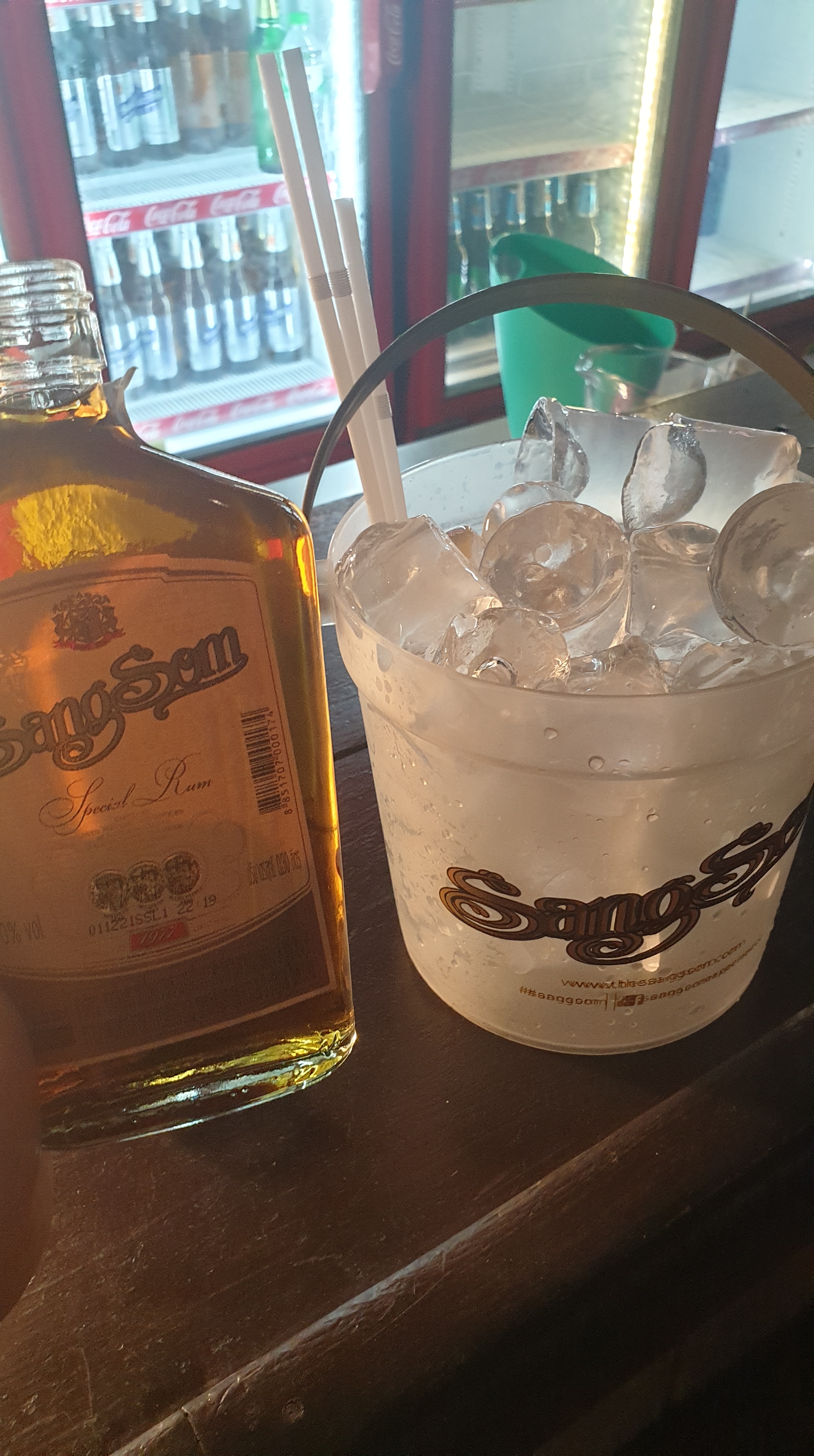 Sangsom bucket in Thailand