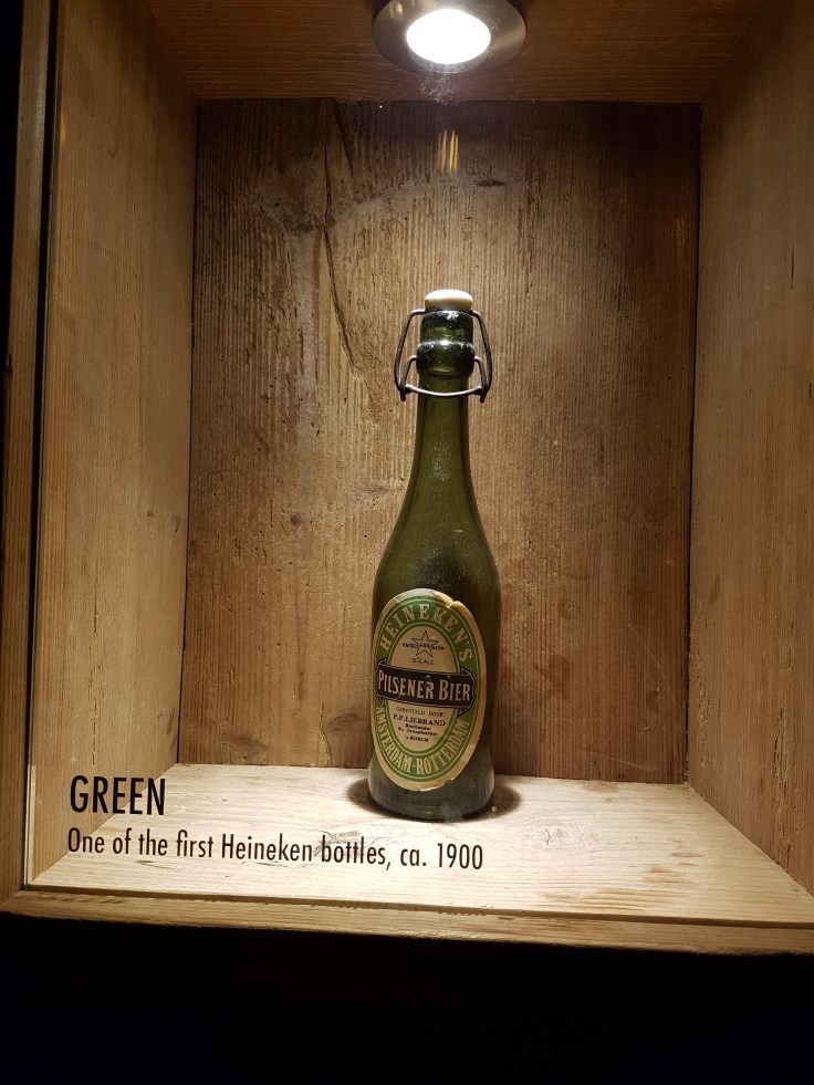 One of the first Heineken bottles