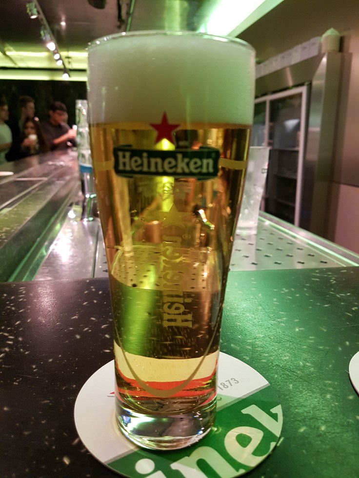 Heineken beer in a glass
