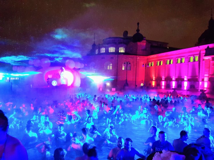 Sparty at Széchenyi thermal baths Budapest