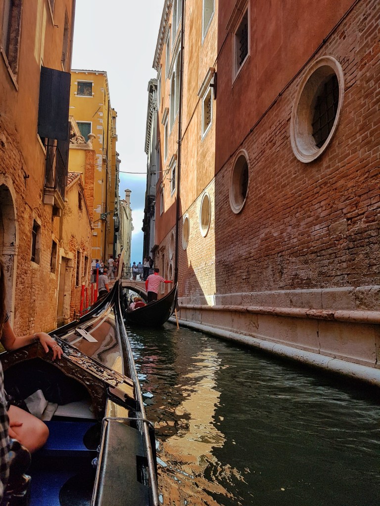 Gondola ride in Venice