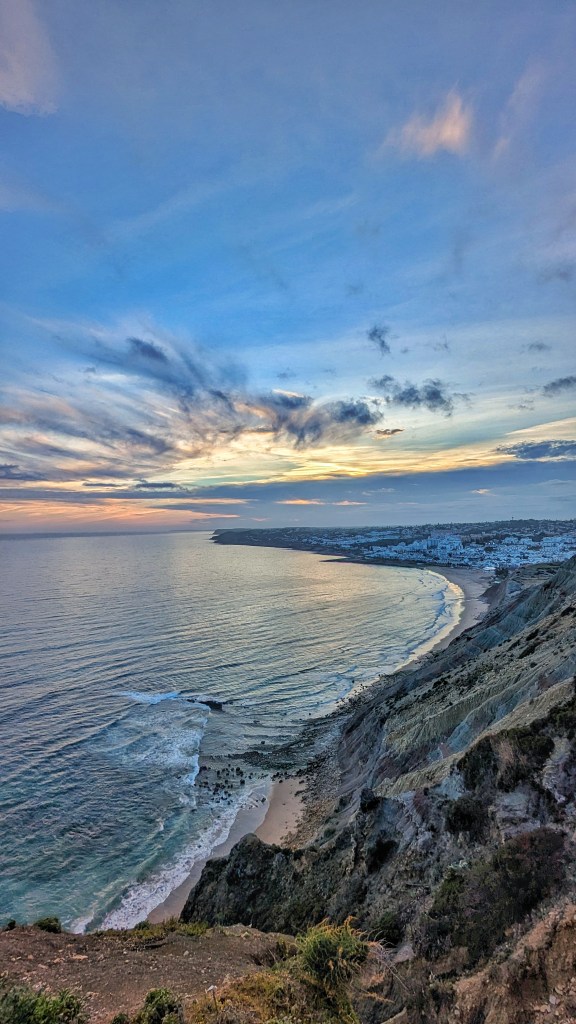 Sunset over Praia da Luz